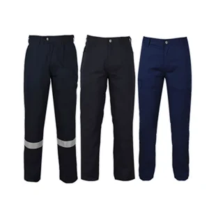 Men 100% Cotton Fire Resistant Industry FRC Fire Flame Retardant Reflective Safety Work FR Pants Fireproof Work Pants