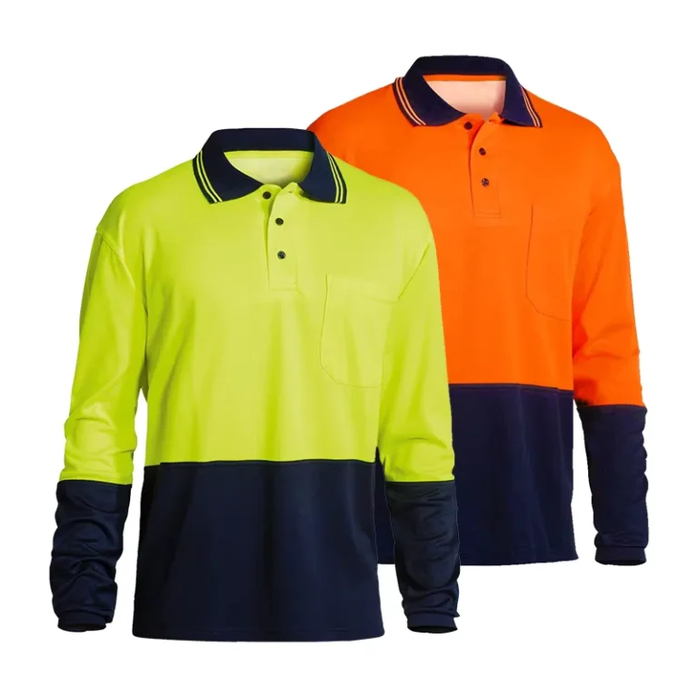 Men-Birdeye-Mesh-Long-Sleeve-Safety-Reflective-Hi-Vis-Polo-Work-Shirt-With-Pockets-for-Workwear-2