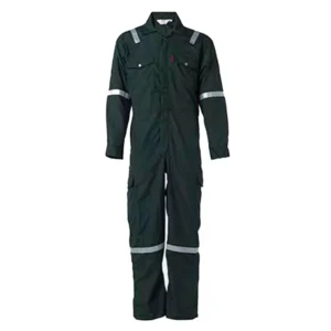 Men Black Safety Fire Retardant Coverall Industrial Workwear Mechanics Oil Resistant Fireproof Working FR Coveralls