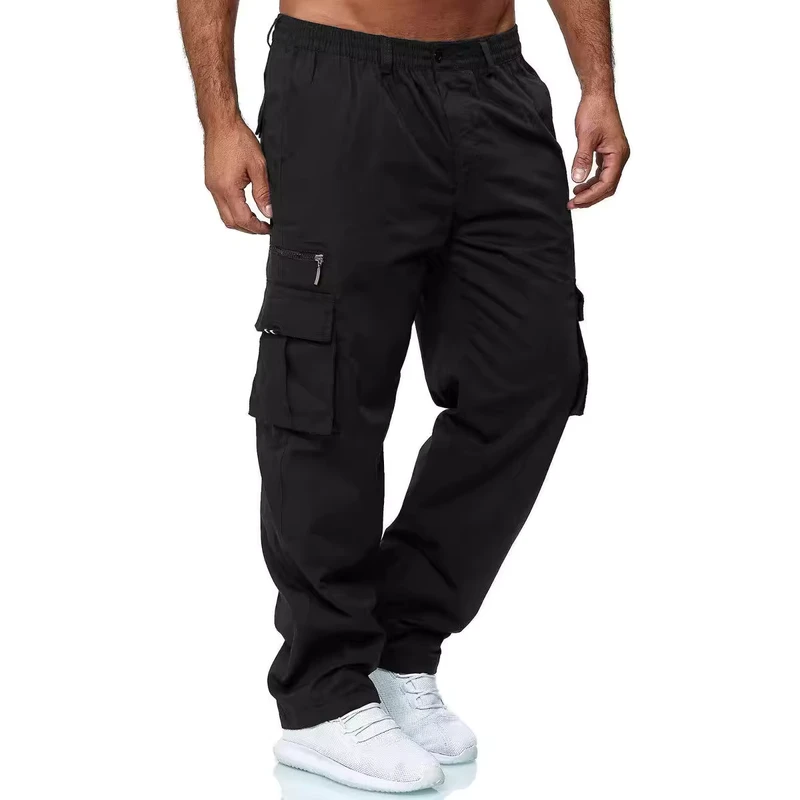 Men Elastic Waist Lightweight Waterproof and Dust-Proof 100% Cotton Flame Resistant FR Pants