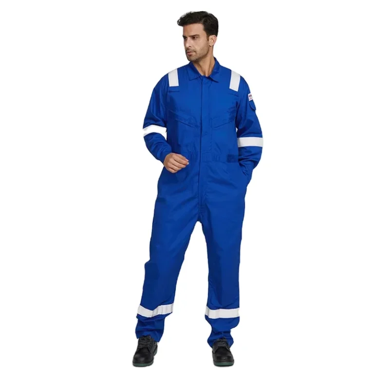 Men-FR-Clothing-Flame-Resistant-Nomex-Hi-Vis-Safety-Work-Coverall-With-Fire-Retardant-Reflective-Tape