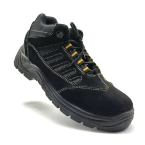 Men Four Seasons Safety Shoes Iron Resistant Solid Soft Outsole Steel Toe Anti Puncture All Day Standing Comfort Work Footwear