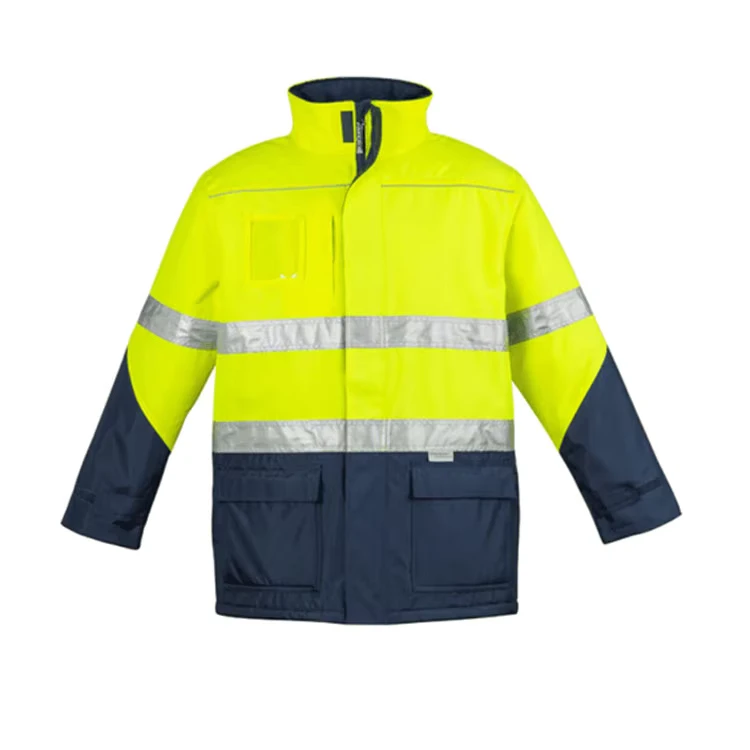 Men Hi Vis Winter Waterproof Padding Reflective Jacket