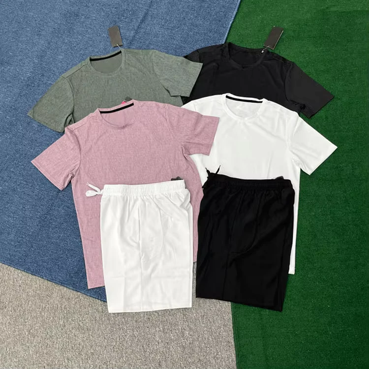 Men-High-Quality-Quick-Dry-T-Shirt-Shorts-Set-Breathable-Gym-Workout-Running-Sportswear-Fitness-Training-Tracksuit