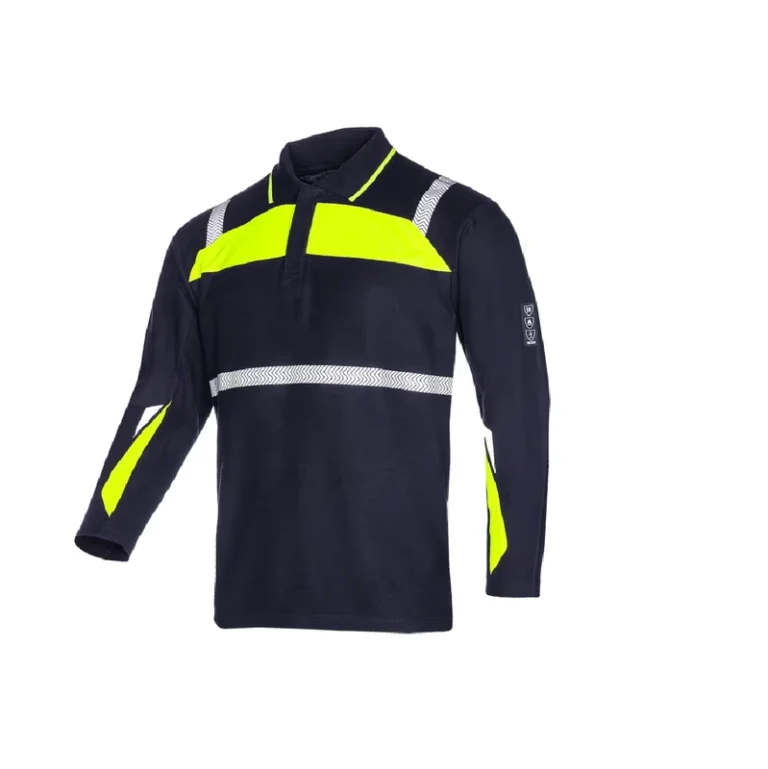 Men-Long-Sleeve-High-Visibility-Safety-Shirt-Reflective-Tape-Construction-Security-Hi-Vis-Clothes