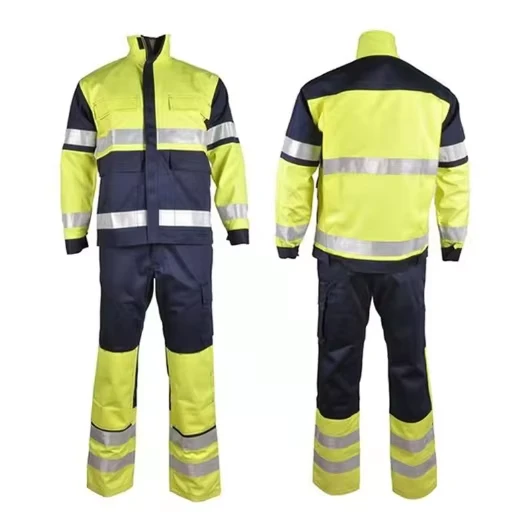 Men Safety Fire Resistant Workwear Mechanic Industrial Workwear Construction Work Suit