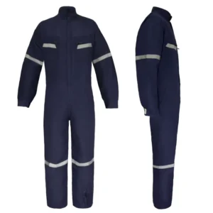Men Safety Fire Retardant Coverall Industrial Workwear Mechanics Fireproof Working Fr Coverall
