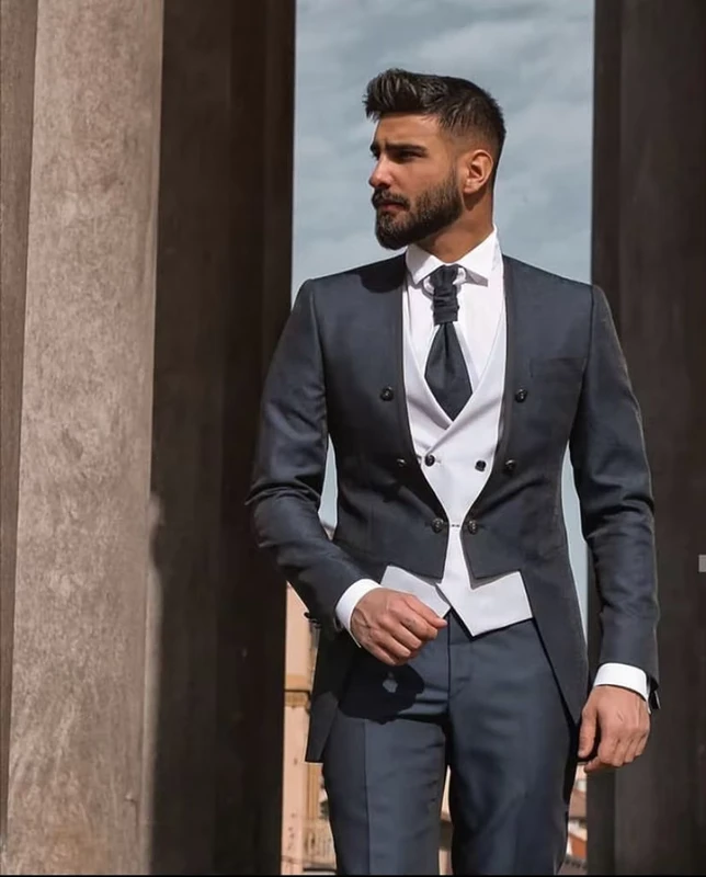 Men-Suit-Slim-Fit-3-Piece-Tuxedo-Groom-Style-Suit-Prom-Party-Blazer-JacketPantVest