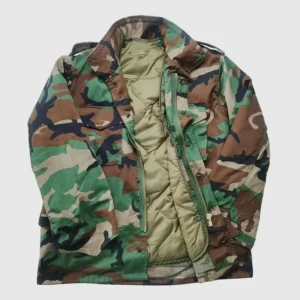 Men Tactical Winter Clothing Waterproof Camouflage Digital Printed Insulated Jacket with Removable Cotton Padded Liner