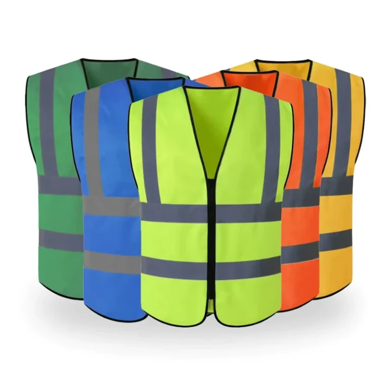 Men-Women-Work-Vest-with-Zipper-Hi-Vis-Polyester-Workwear-for-Building-Construction