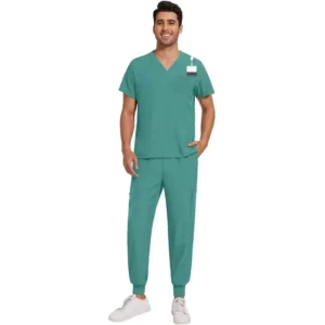 Men & Women’s Stretch Nursing Hospital Medical Uniform Scrub Set