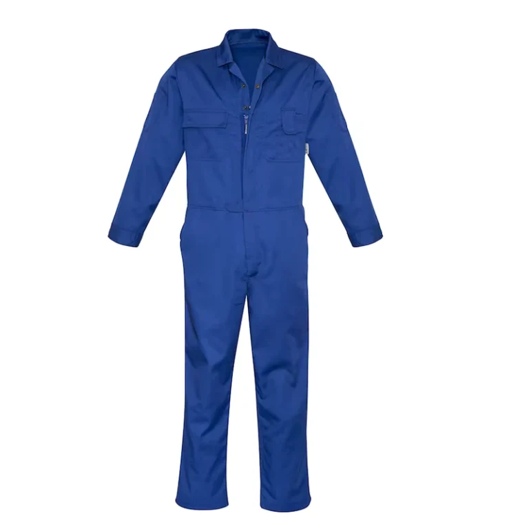 Men-Work-Wear-Custom-65-Polyester-35-Cotton-Technician-Embroidered-Automotive-Mechanic-Coveralls
