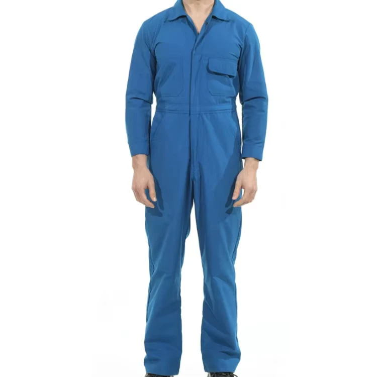 Mens-100-Cotton-Flame-Resistant-Antistatic-Overall-NFPA-2112-CAT2-Fire-Retardant-Coverall-EN-11612-1149-3-Custom-Logo-Color