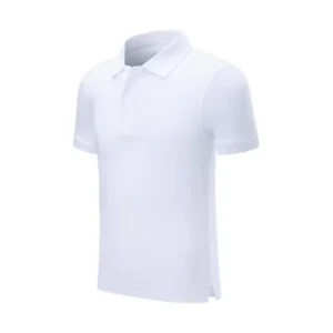 Men’s 100% Cotton Moisture-Wicking Golf Polo Shirt Workwear