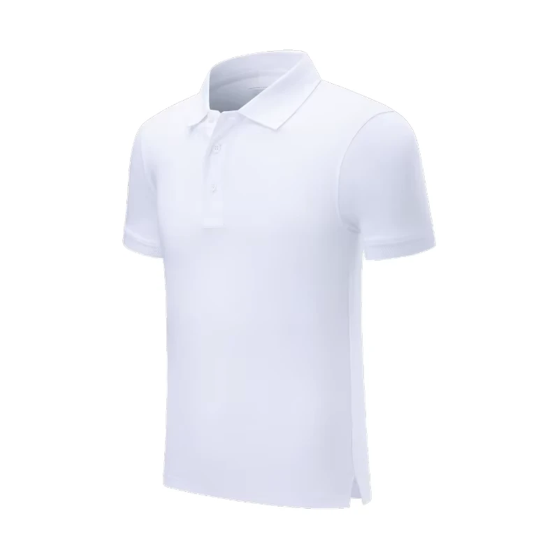 Men's 100% Cotton Moisture-Wicking Golf Polo Shirt Workwear
