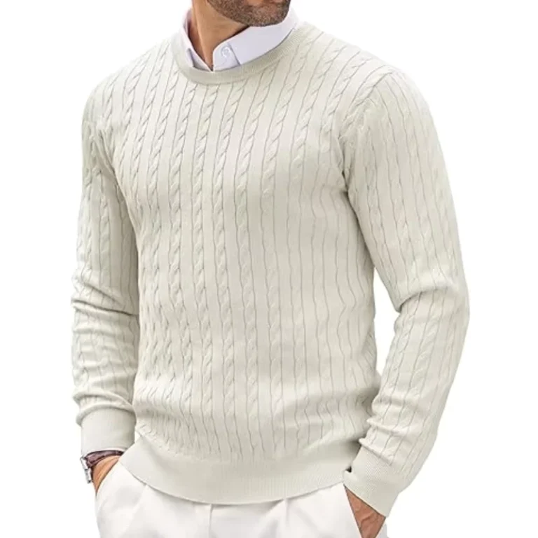 Mens-100-Pure-Wool-Crew-Neck-Knit-Sweater-Heavyweight-Winter-Pullover-Custom-Logo-OEM