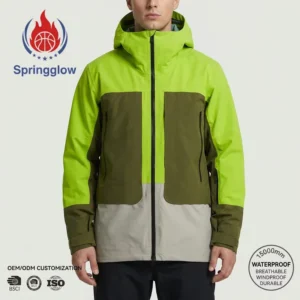 Mens 15000mm Waterproof Snow Jacket Men Ski Suit Snowboard Jacket Hardshell Insulated Thermal Winter Outdoor