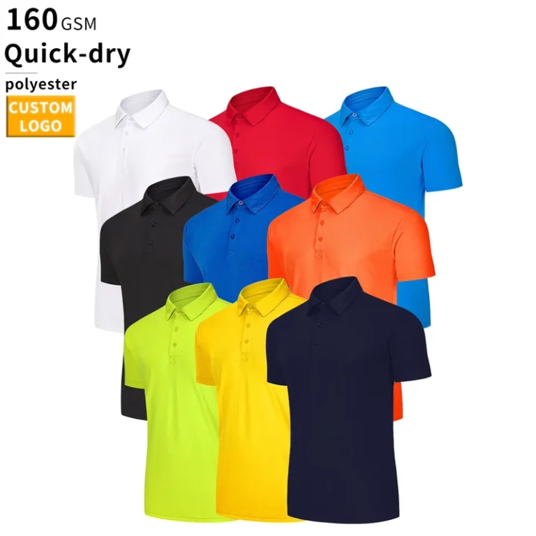 Mens-160-GSM-Quick-Dry-Polo-Shirts-Custom-Logo-Breathable-Golf-Running-Casual-Wear-OEM-ODM-Factory-Direct