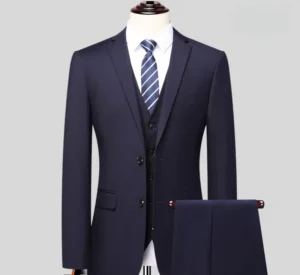 Men’s 3 Piece Suit Fashionable Professional Wedding Attendant Business Formal Group Wear