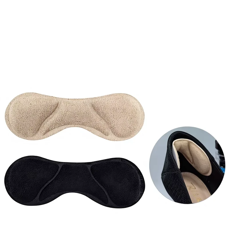 Men's 3D Anti abrasion Foot Protection Invisible Heel Stickers for High heeled Shoes DM 022 Half size Pad
