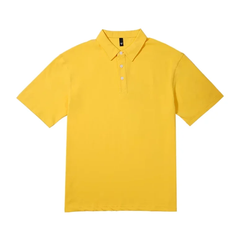 Mens-3D-Printed-Golf-Polo-Shirt-100-Cotton-Heavy-Weight-Solid-Color-Short-Sleeve-Formal-Style-Uniform-Polo-Shirt