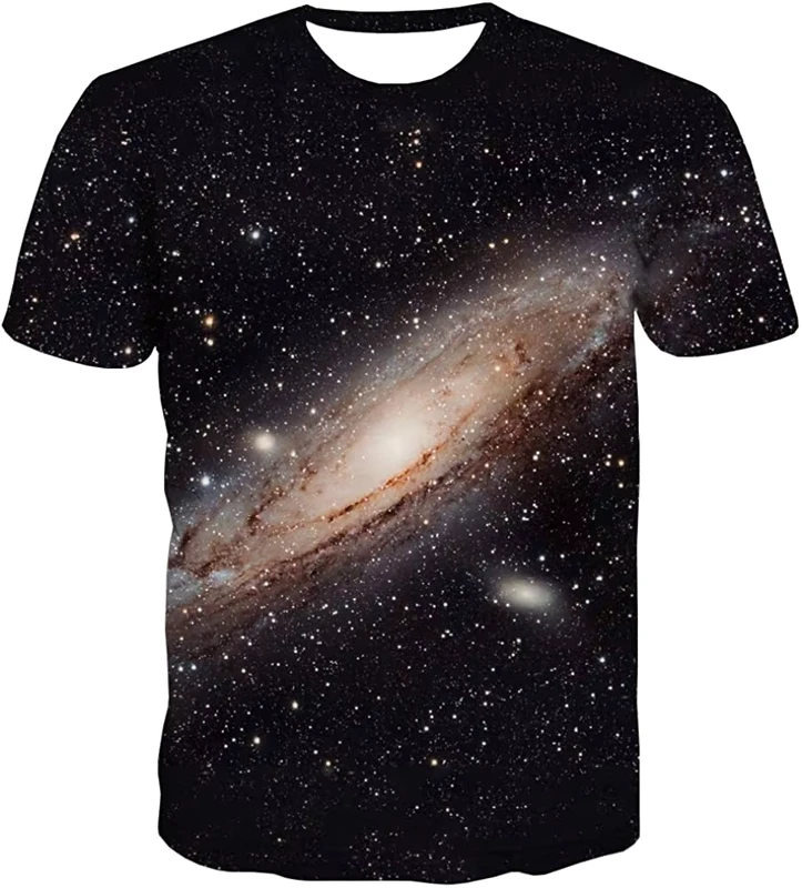 Mens-3D-Printed-Space-Universe-Nebula-T-Shirt-Short-Sleeve