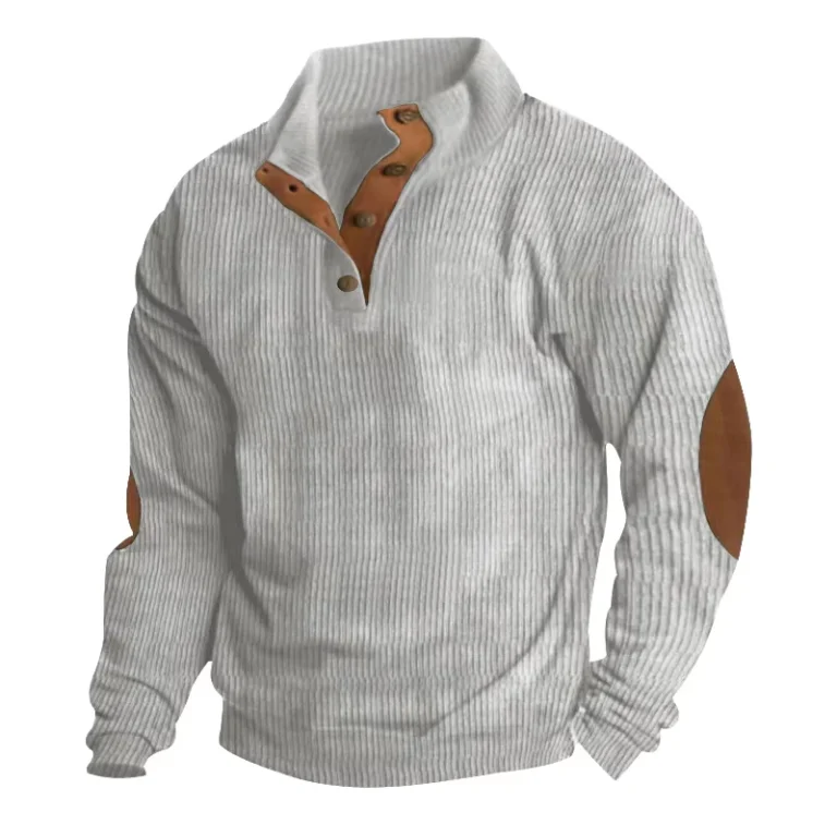 Mens-Autumn-Winter-Long-Sleeve-Slim-Fit-Breathable-Heart-Pattern-Pullover