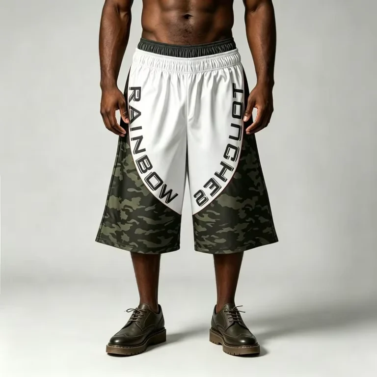 Mens-Baggy-Color-Block-Camo-Capri-Pants-Heat-Transfer-Print-Polyester-Loose-Cropped-Trousers