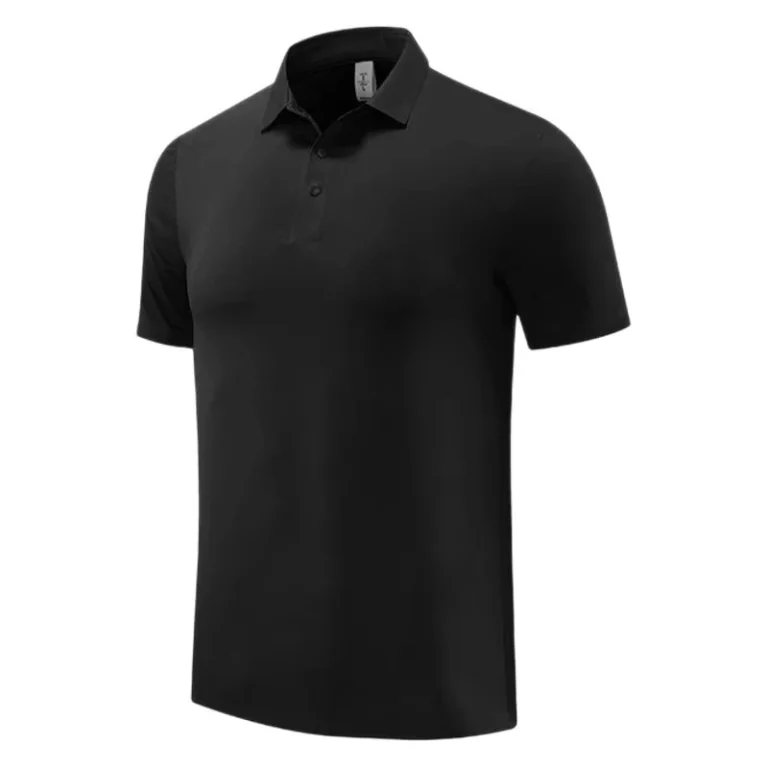 Mens-Bonded-Ice-Cool-Quick-Dry-Short-Sleeve-Polo-Shirt-Sport-Lapel