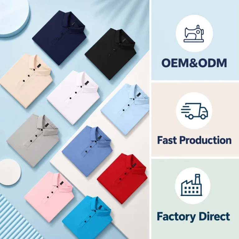 Mens-Breathable-Cool-Touch-Smooth-Quick-Dry-Business-Casual-Polo-Shirts-Premium-Nylon-Spandex-Employee-Uniform-Shirts