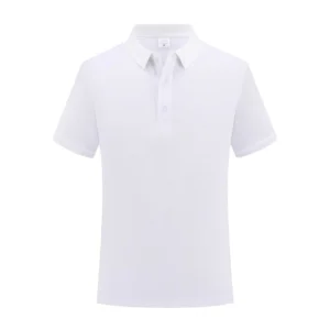 Men’s Breathable Polo Shirt Combed Cotton Custom Logo Available in Stock