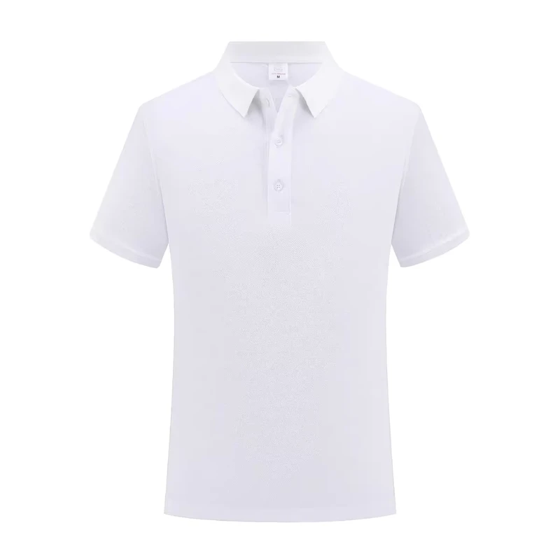 Men's Breathable Polo Shirt Combed Cotton Custom Logo Available in Stock
