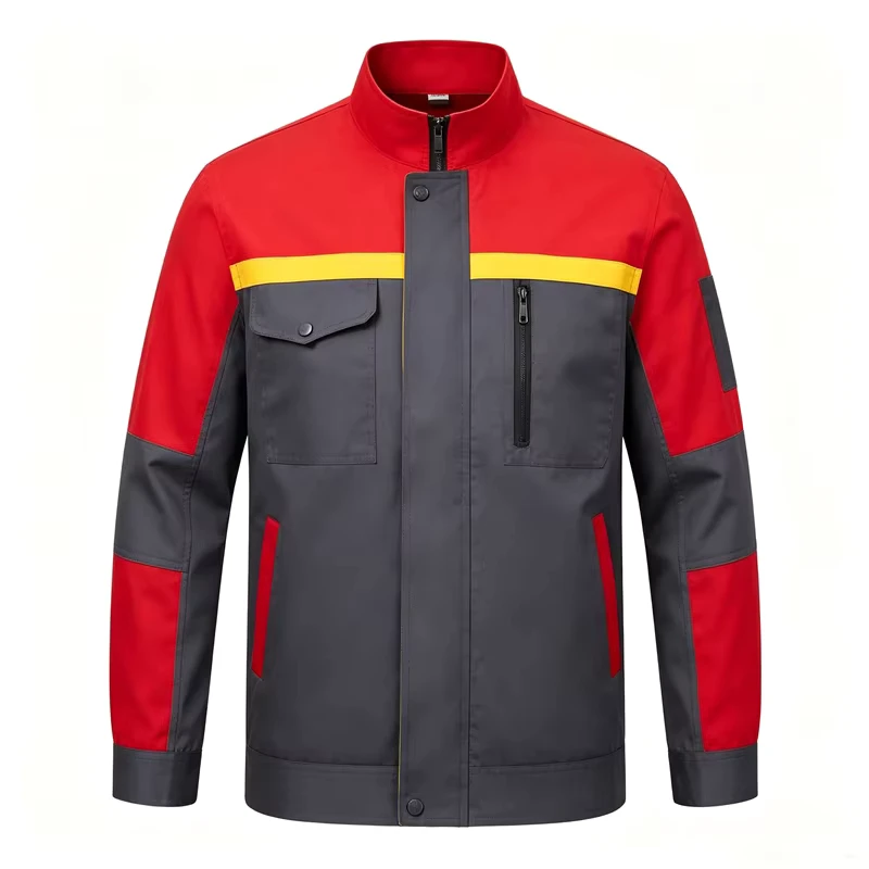 Men's Breathable Thin Work Jacket for Car Mechanics
