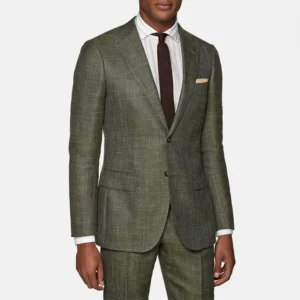Men’s Bridal Wool Blend Casual Suit Business Formal Wear Interview Attire Custom Breathable Italian Men’s Business Wear