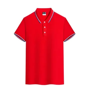 Men’s Business Polo Shirt Combed Cotton Custom Logo Available in Stock