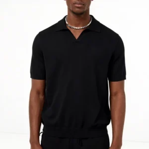 Men’s Business Vintage Polos T Shirt for Men’s Polo Shirts Comfortable Breathable Exquisite Quality Cotton Polo Shirts FR83
