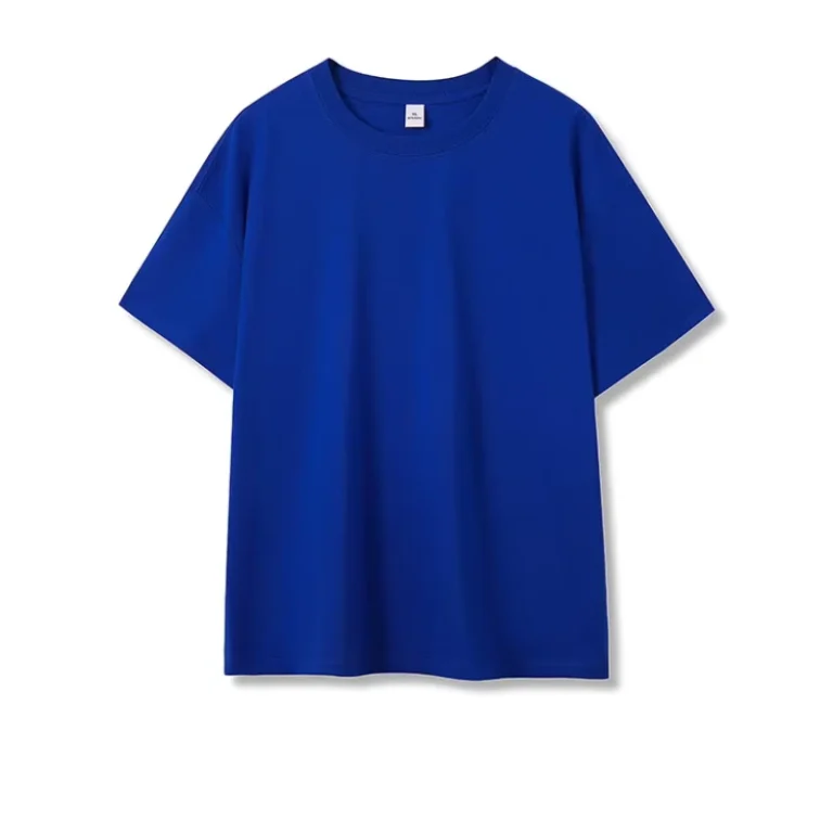 Mens-Casual-100-Cotton-260-GSM-Plain-Gym-T-Shirt-Plus-Size-Custom-Logo
