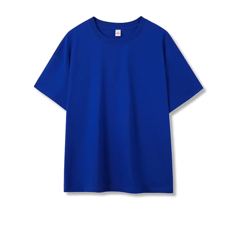 Men's Casual 100% Cotton 260 GSM Plain Gym T-Shirt Plus Size Custom Logo
