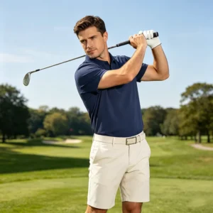 Mens Casual Business Polo Shirt Custom Brand Design Work Polo Shirts Embroidery logo Uniform Golf Shirt