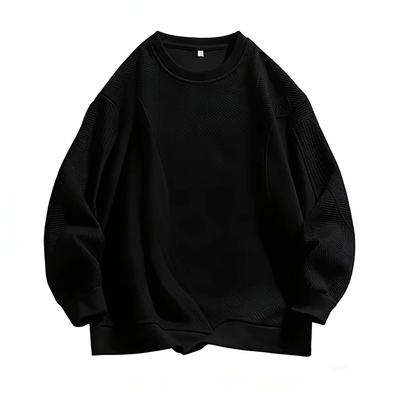 Men's Casual Sport Pullover Hoodie 100% Cotton Solid Breathable Digital Printing Jacquard Technique O neck Regular Fit Autumn XL
