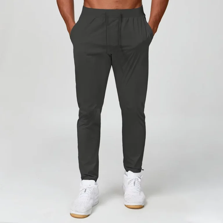 Mens-Casual-Straight-Fit-Sports-Fitness-Outdoor-Hiking-Pants-Quick-Drying-Breathable-Elastic-Waist-Anti-Pilling