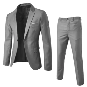 Men’s Casual Suit Two Piece Wedding Dinner Suit