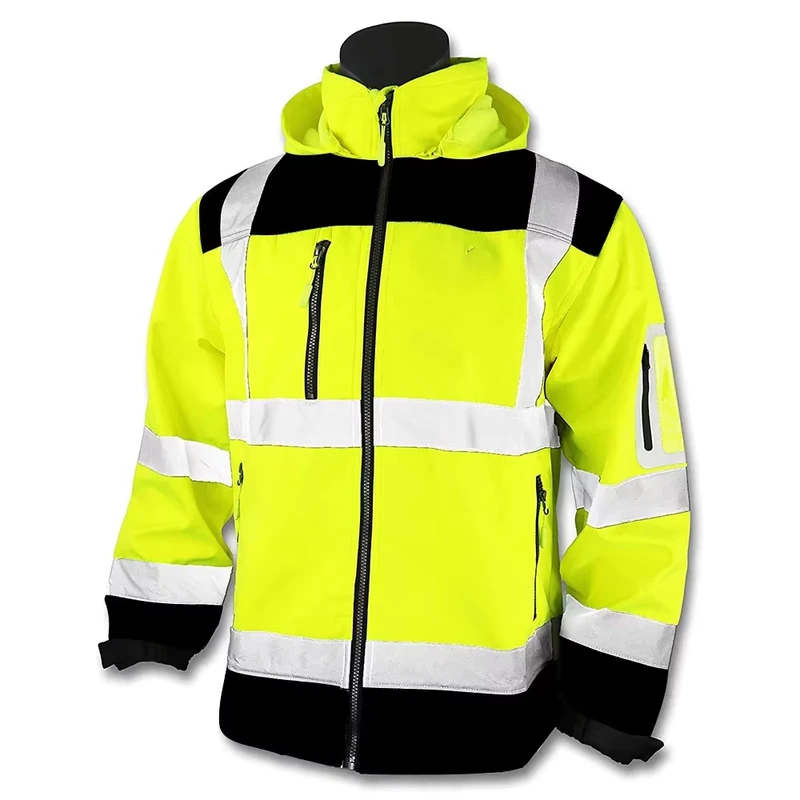 Men's Class 3 Hi Vis Waterproof Winter Safety Jacket