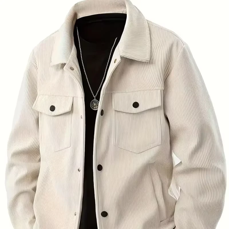 Men's Classic Style Streetwear Bomber Jacket Spring Windproof Comfortable Stylish Plain Custom Front Logo