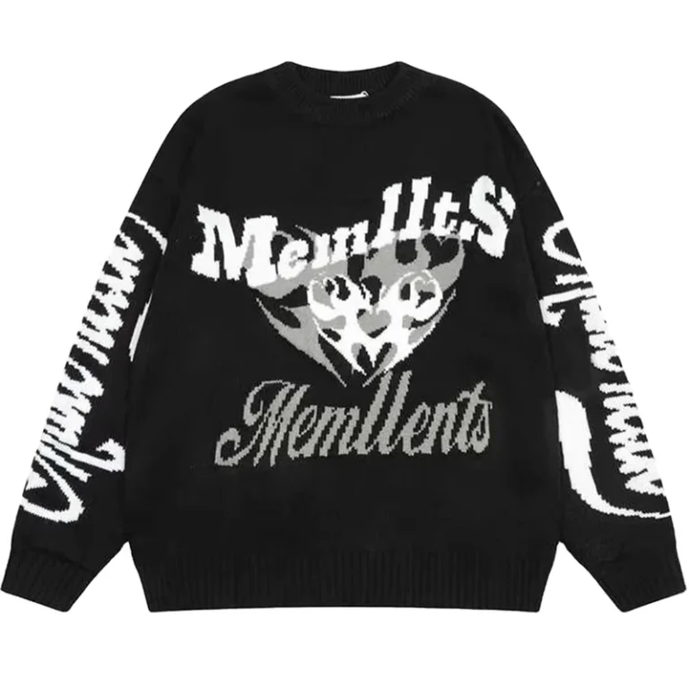 Mens-Cotton-Jacquard-Knit-Sweater-Casual-Winter-Crew-Neck-Pullover