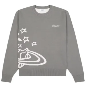 Men’s Cotton Jacquard Knit Sweater Winter Crew Neck Casual Pullover