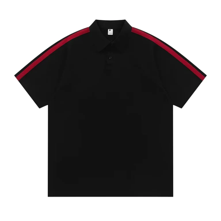 Mens-Cotton-Polo-Shirt-Golf-Wear-Custom-Logo-Short-Sleeve