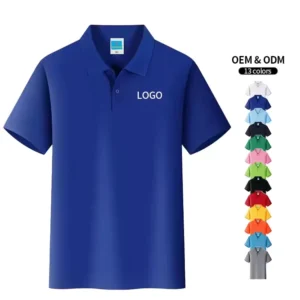 Men’s Cotton Polo Shirt Golf Work Polo Shirt Blank Embroidery