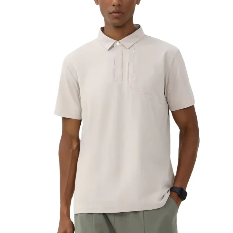 Mens-Cotton-Spandex-Knitted-Shirt-180GSM-Regular-Fit-Custom-Casual-Golf-Print-Embroidered-Anti-Wrinkle-Pocket
