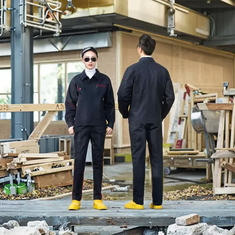 Mens-Cotton-Work-Out-Clothes-Set-Quick-Dry-High-Tenacity-Construction-Safety-Work-Coveralls-OEM-Service